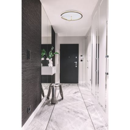 Globo - prigušiva LED plafonska svetiljka RODAN LED/50W/230V 3000-6000K + daljinski upravljač