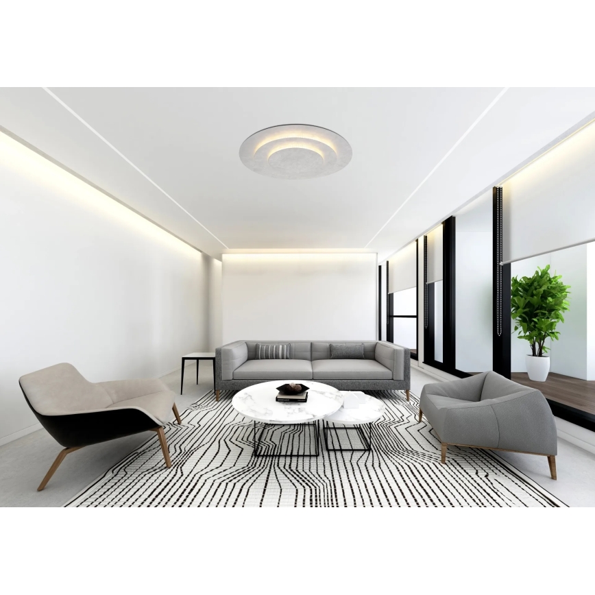 Globo - LED plafonsko svetlo LED/40W/230V 3000K prečnik 49 cm srebrno