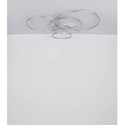 Globo - LED prigušiva plafonska svetiljka LED/70W/230V 2700-6500K Wi-Fi Tuya mat hrom + daljinski upravljač