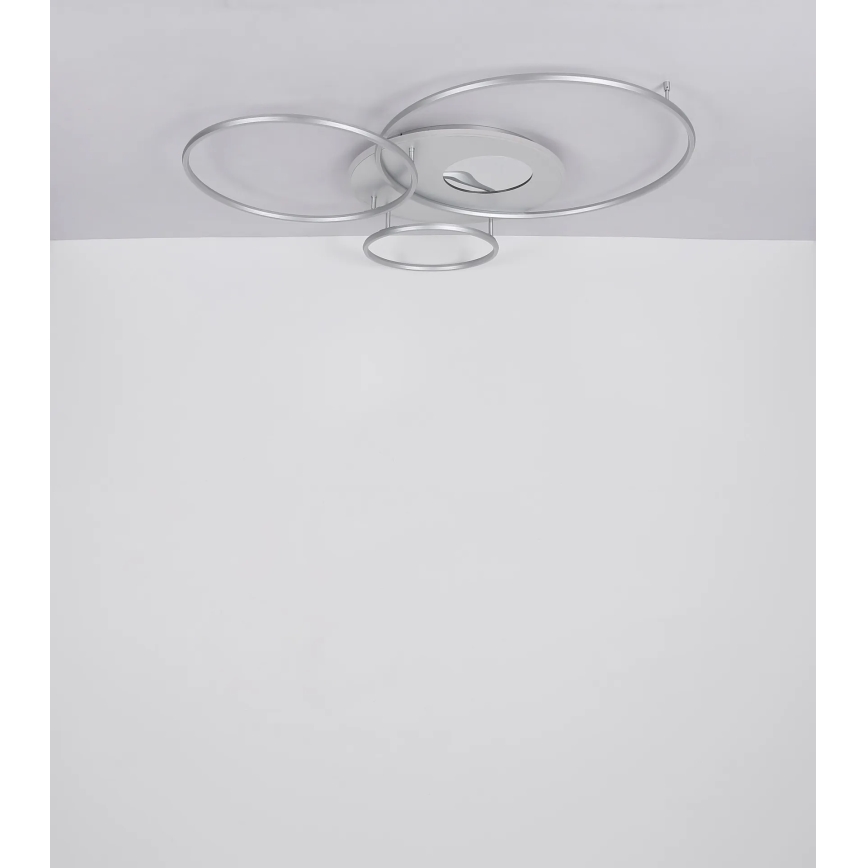 Globo - LED prigušiva plafonska svetiljka LED/70W/230V 2700-6500K Wi-Fi Tuya mat hrom + daljinski upravljač