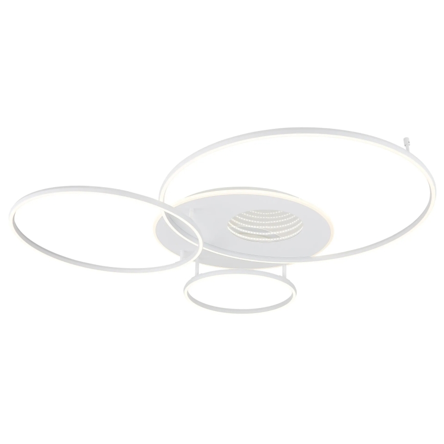 Globo - LED prigušiva stropna svetiljka LED/70W/230V 2700-6500K 105x26,5 cm bela + daljinski upravljač