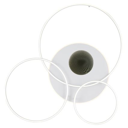 Globo - LED prigušiva stropna svetiljka LED/70W/230V 2700-6500K 105x26,5 cm bela + daljinski upravljač