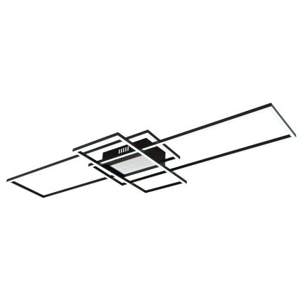 Globo - LED prigušiva plafonska svetiljka LED/60W/230V 2700-6500K 42x110,8 cm crna + daljinski upravljač