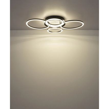 Globo - LED stropno svetlo LED/40W/230V 4000K 72x52 cm crno