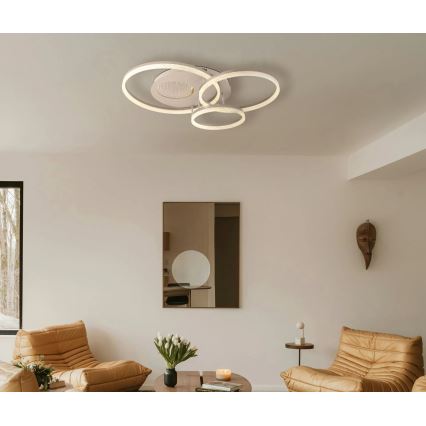 Globo - LED plafonsko svetlo LED/40W/230V 3000K 78x60 cm bež