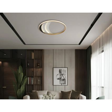 Globo - LED plafonska lampa LED/40W/230V 3000/4000/6000K prečnik 52 cm zlatna