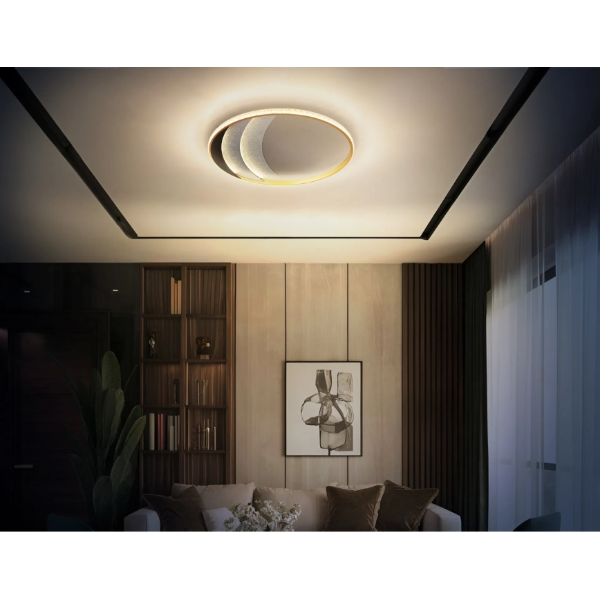 Globo - LED plafonska lampa LED/40W/230V 3000/4000/6000K prečnik 52 cm zlatna