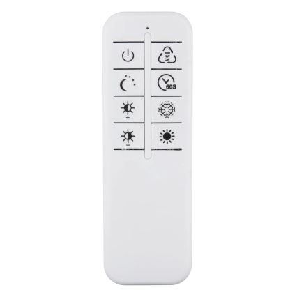 Globo - LED prigušiva plafonska lampa LED/60W/230V 2700-6000K prečnik 59 cm bela/krem + daljinski upravljač