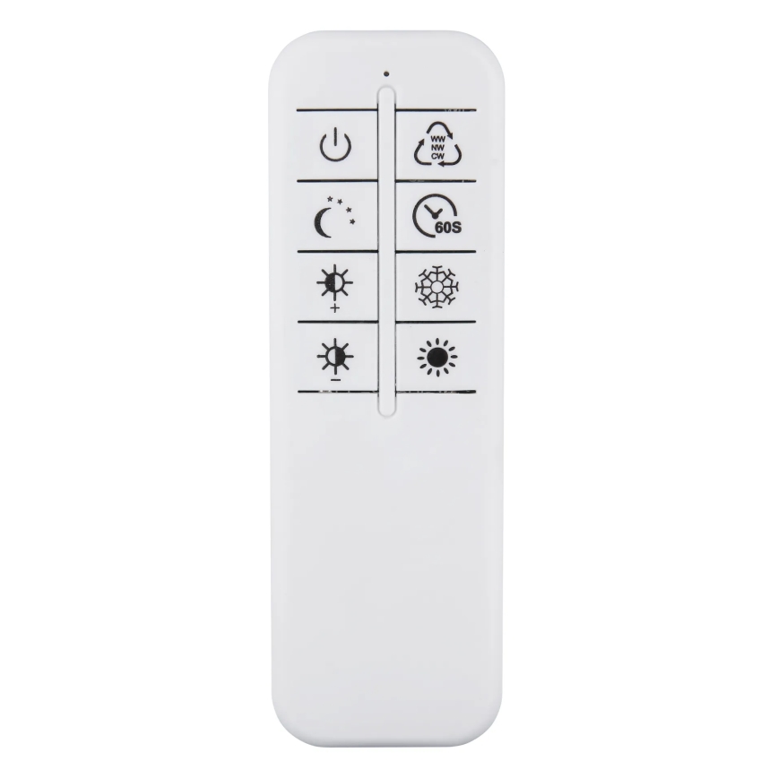 Globo - LED prigušiva plafonska lampa LED/60W/230V 2700-6000K prečnik 59 cm bela/krem + daljinski upravljač