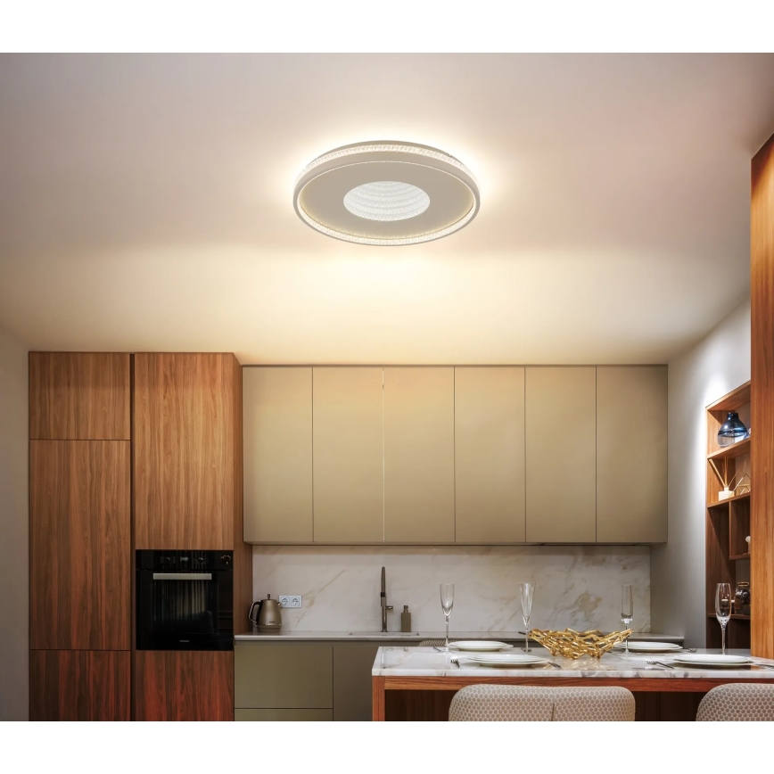 Globo - LED prigušiva stropna svetiljka LED/40W/230V 2700-6500K prečnik 50,5 cm + daljinski upravljač