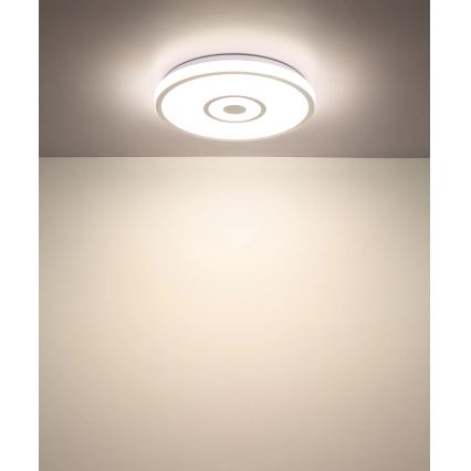 Globo - LED stropno svetlo LED/24W/230V 3000/4000/6000K prečnik 38 cm bela/matni hrom