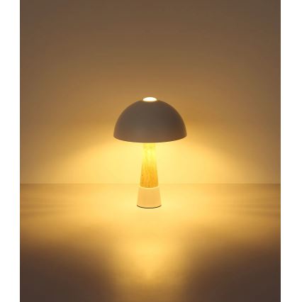 Globo - Stona lampa 1xE27ILLU/40W/230V krem boje