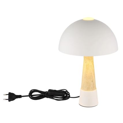 Globo - Stona lampa 1xE27ILLU/40W/230V krem boje