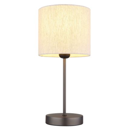 Globo - Stona lampa 1xE27/25W/230V crna/bež