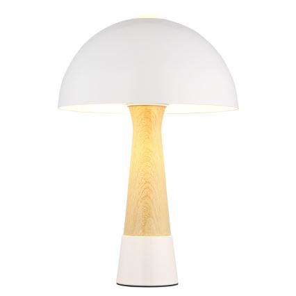 Globo - Stona lampa 1xE27ILLU/40W/230V bela