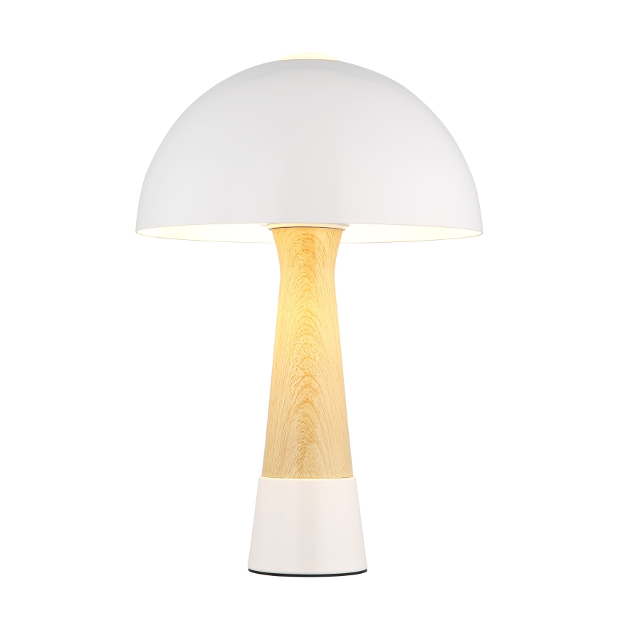 Globo - Stona lampa 1xE27ILLU/40W/230V bela