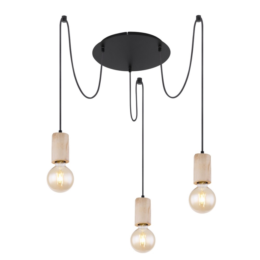 Globo - Luster na sajli 3xE27/60W/230V pauk