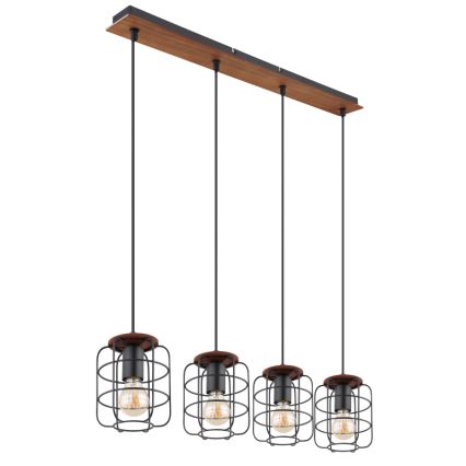 Globo - Luster na sajli 4xE27/40W/230V