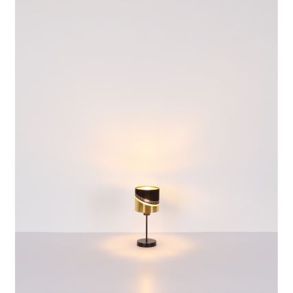 Globo - Stona lampa 1xE27/40W/230V prečnik 16 cm crna/zlatna