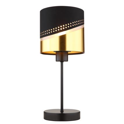 Globo - Stona lampa 1xE27/40W/230V prečnik 16 cm crna/zlatna
