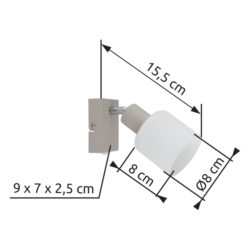 Globo - Zidno spot svetlo 1xE14/25W/230V