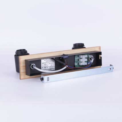 Globo - Zidna spot svetiljka 2xE14/40W/230V crna/drvo