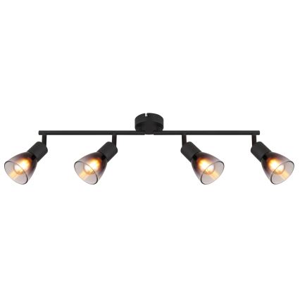 Globo - Spot svetiljka 4xE14/25W/230V crna