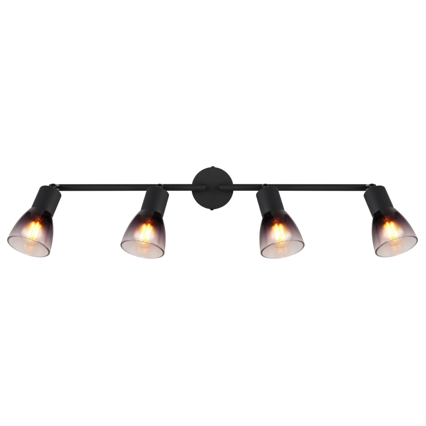 Globo - Spot svetiljka 4xE14/25W/230V crna