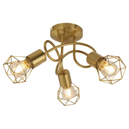 Globo - Plafonski luster 3xE14/40W/230V zlatni