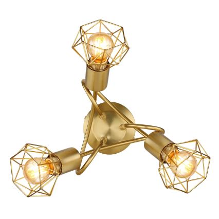 Globo - Plafonski luster 3xE14/40W/230V zlatni