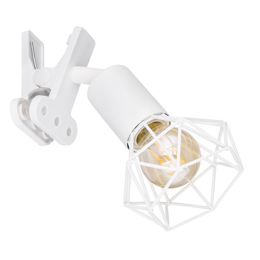 Globo - Zidna lampa sa klipsom 1xE14/40W/230V bela
