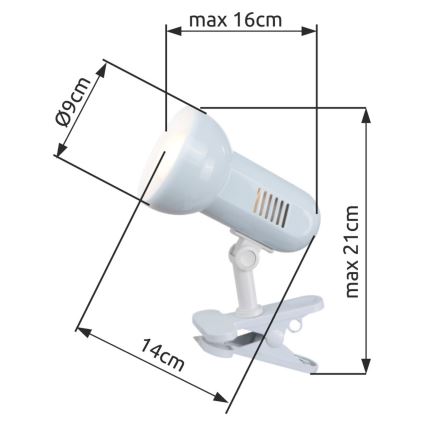 Globo - Stona lampa 1xE27/40W/230V
