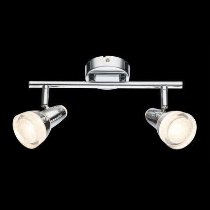Globo - LED spot svetiljka 2xLED/4W/230V sjajni hrom