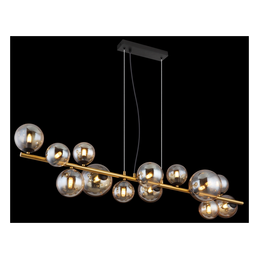 Globo - LED luster na sajli 13xG9/3,5W/230V mesing