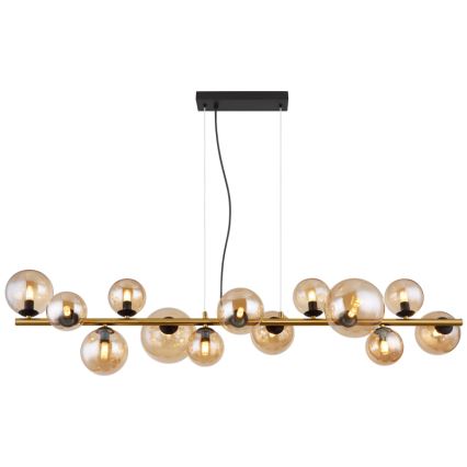 Globo - LED luster na sajli 13xG9/3,5W/230V mesing