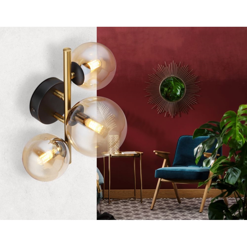 Globo - LED plafonski luster RIHA 3xG9/3,5W/230V mesing