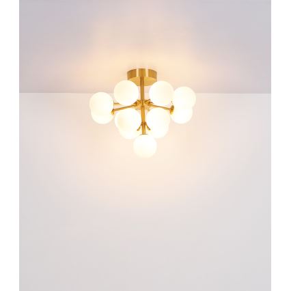 Globo - Plafonski luster 13xG9/5W/230V Ø 56 cm crna