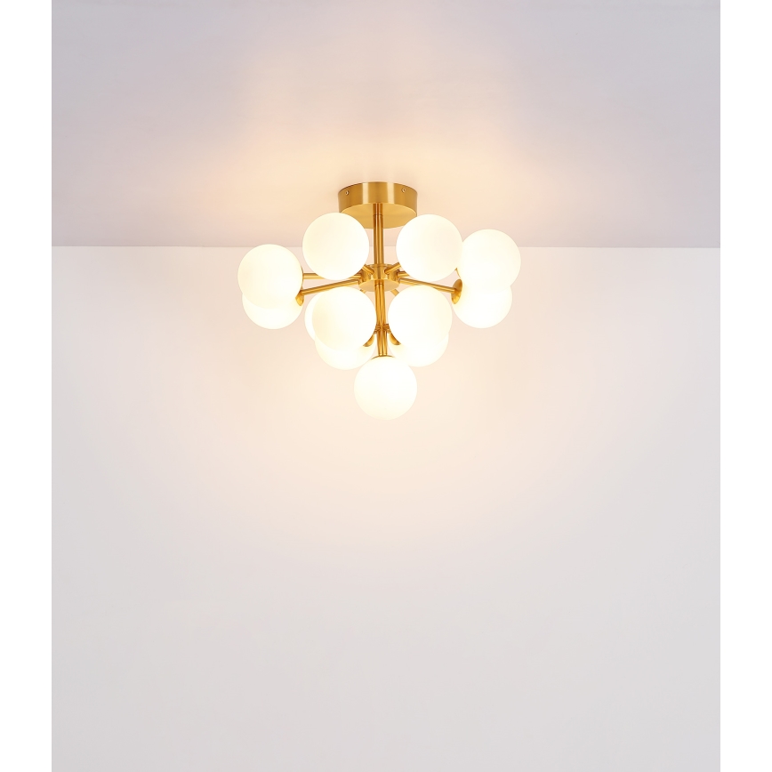 Globo - Plafonski luster 13xG9/5W/230V Ø 56 cm crna