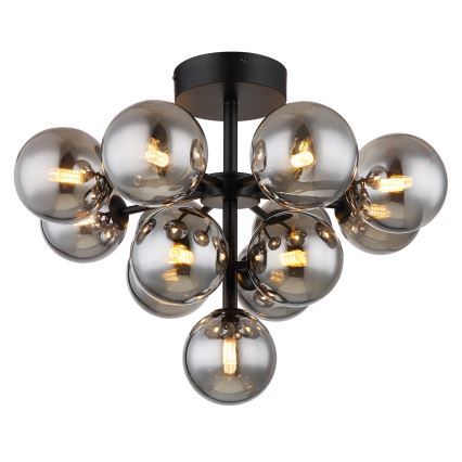 Globo - Plafonski luster 13xG9/5W/230V Ø 56 cm crna