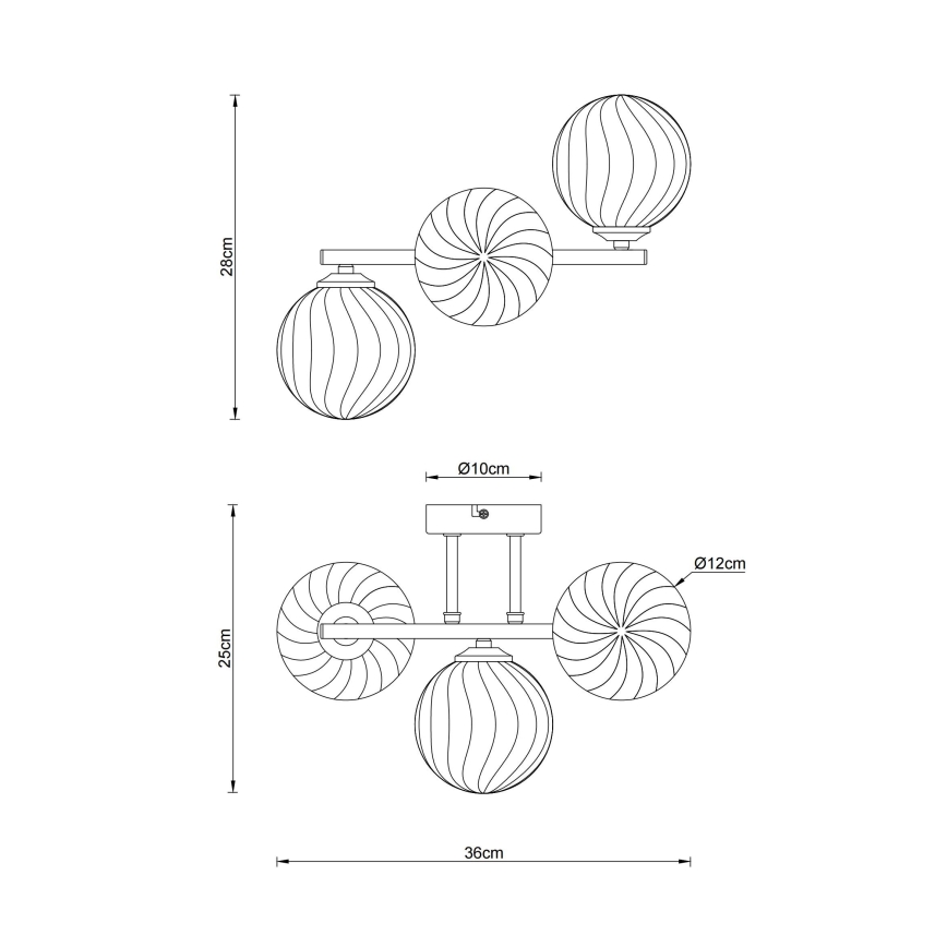 Globo - Zidno svetlo 3xG9/4W/230V