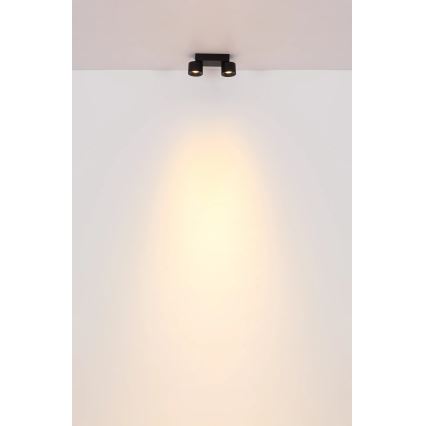 Globo - LED spot svetiljka 2xLED/6W/230V crna