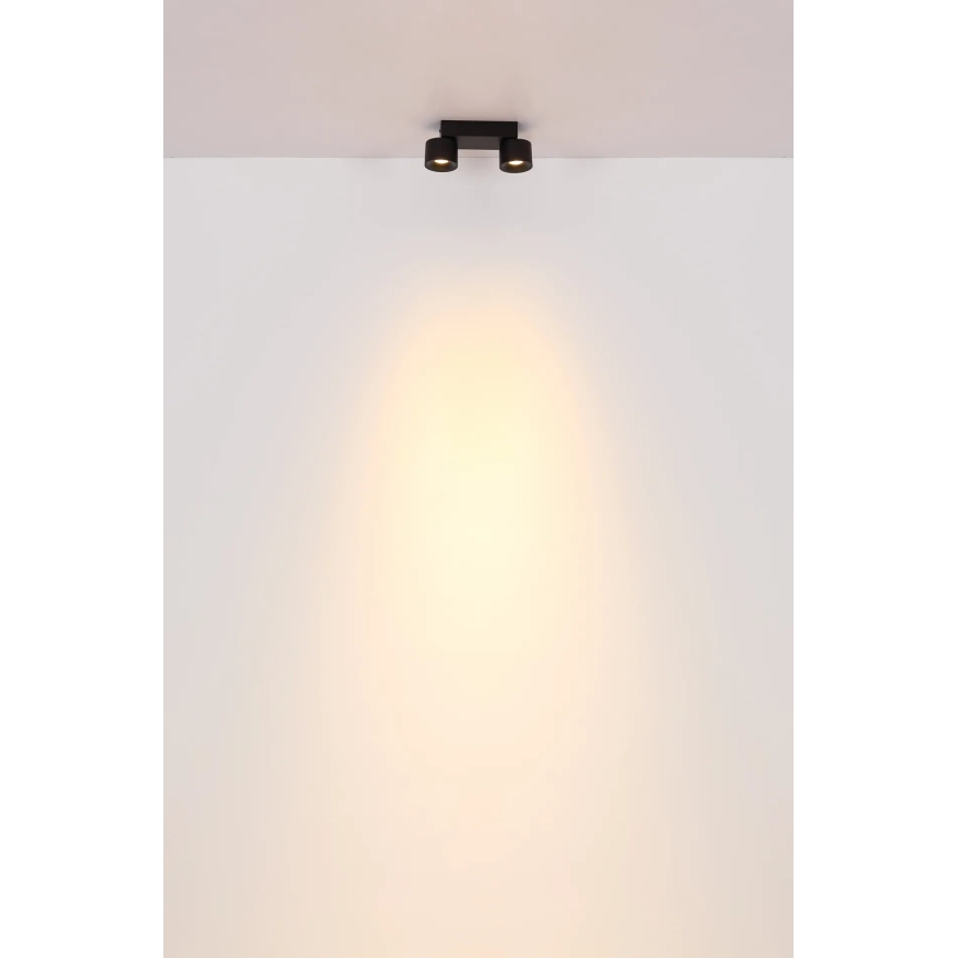 Globo - LED spot svetiljka 2xLED/6W/230V crna