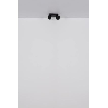 Globo - LED spot svetiljka 2xLED/6W/230V crna