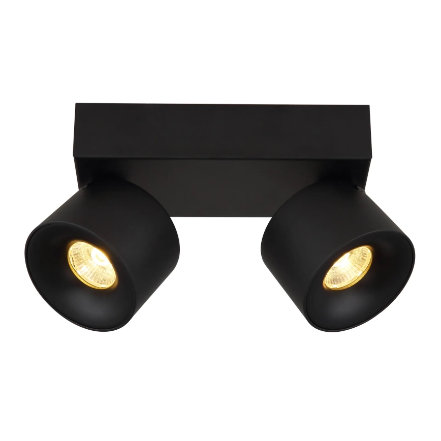 Globo - LED spot svetiljka 2xLED/6W/230V crna
