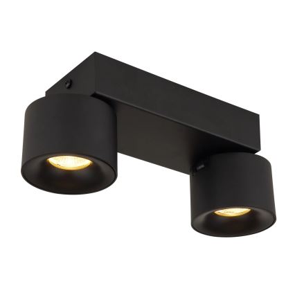 Globo - LED spot svetiljka 2xLED/6W/230V crna