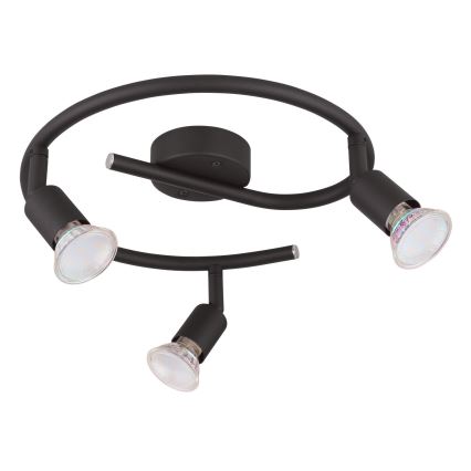 Globo - LED spot svetiljka 3xGU10/3W/230V crna