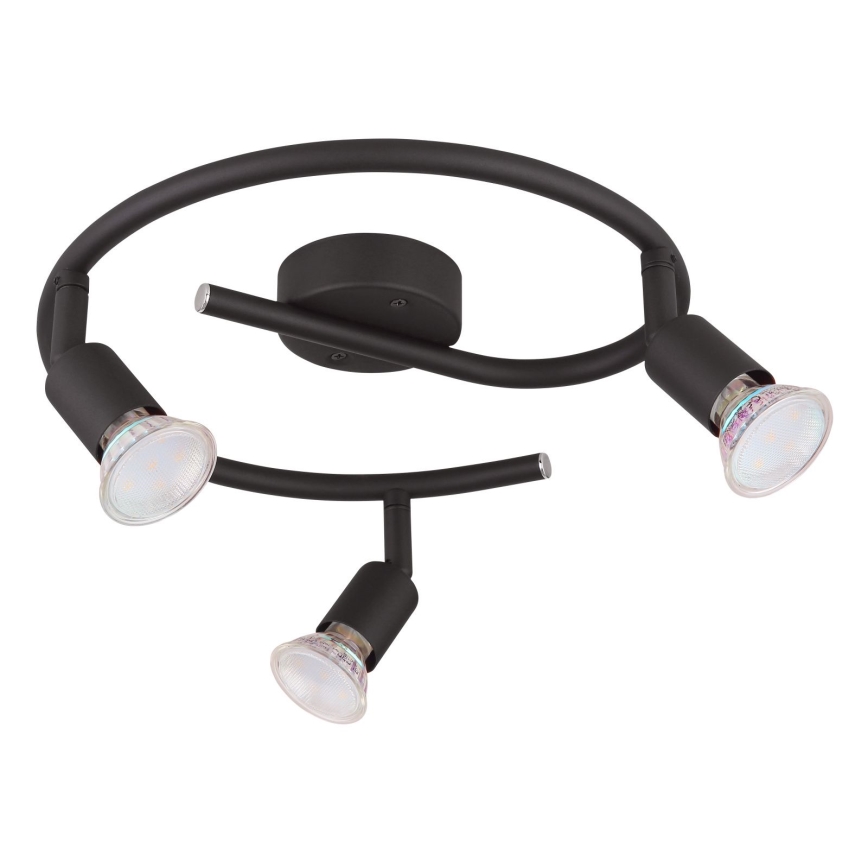 Globo - LED spot svetiljka 3xGU10/3W/230V crna