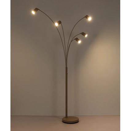 Globo - Stojeća lampa 5xGU10/35W/230V bež