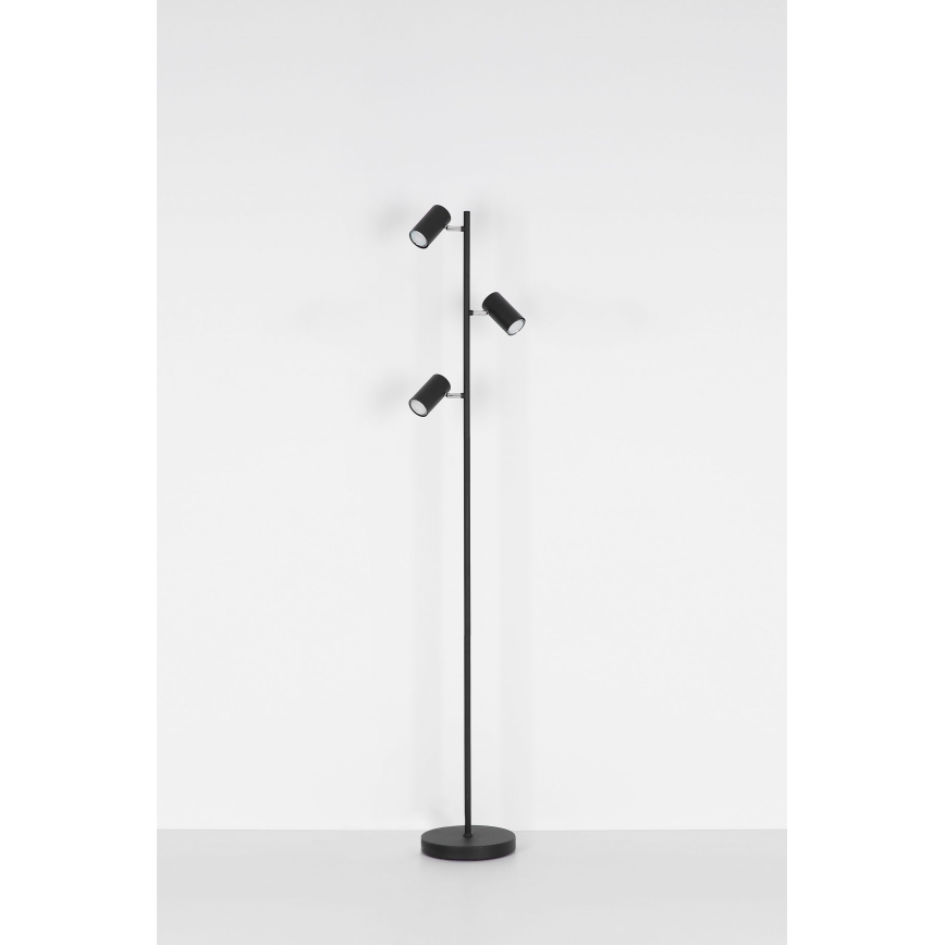Globo - Stojeća lampa 3xGU10/5W/230V crna
