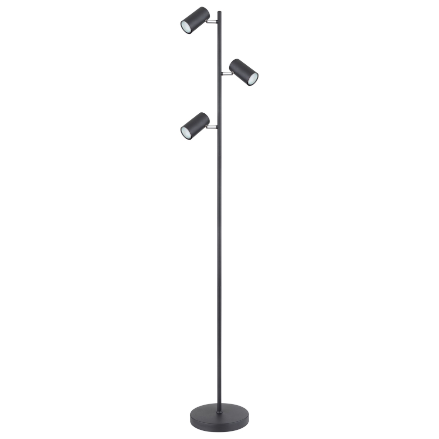 Globo - Stojeća lampa 3xGU10/5W/230V crna